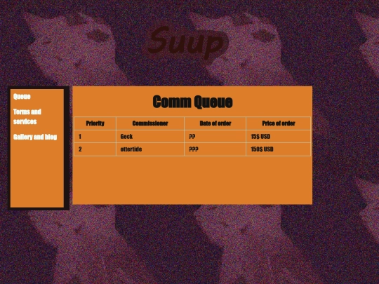 Queue screenshot