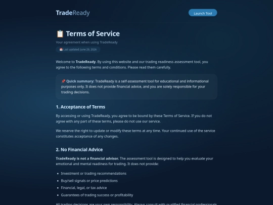 terms screenshot