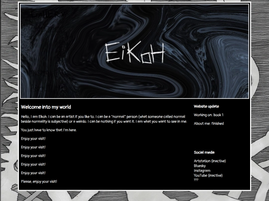 test menu/main-page screenshot