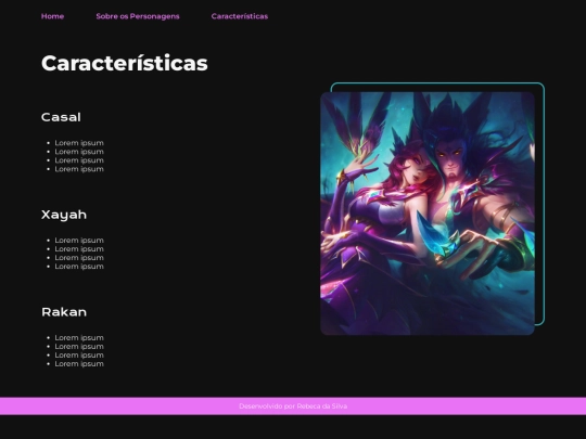caracteristicas screenshot