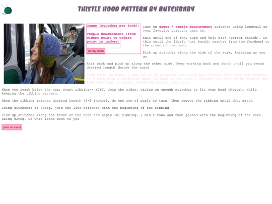knitting/thistlehood screenshot