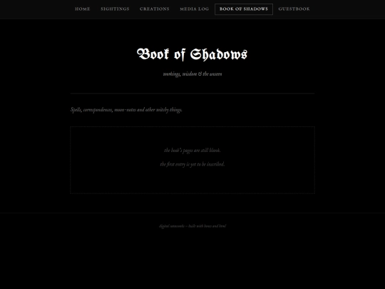 book-of-shadows screenshot
