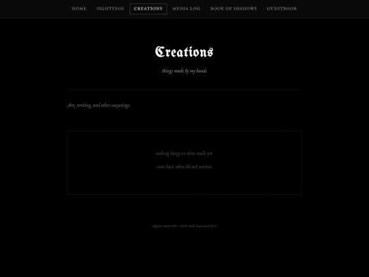 creations screenshot
