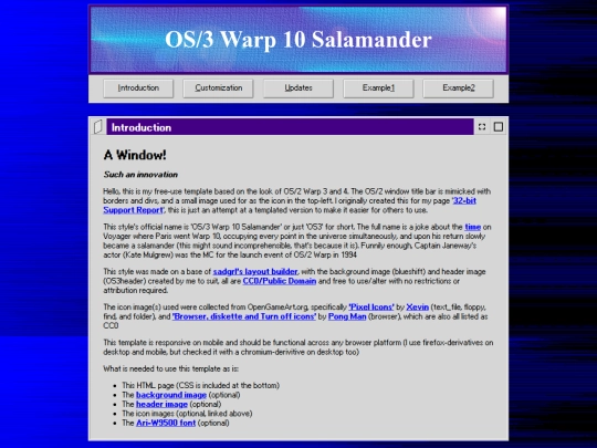 OS3 screenshot