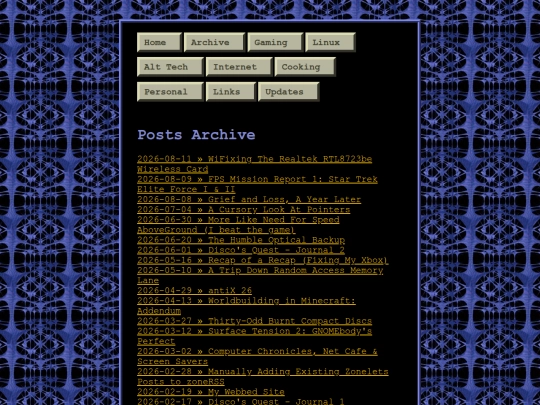 archive screenshot