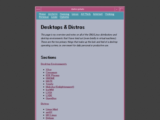 desktopsdistros screenshot
