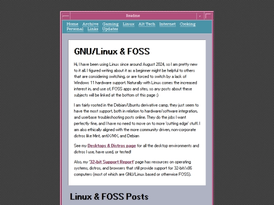 foss screenshot