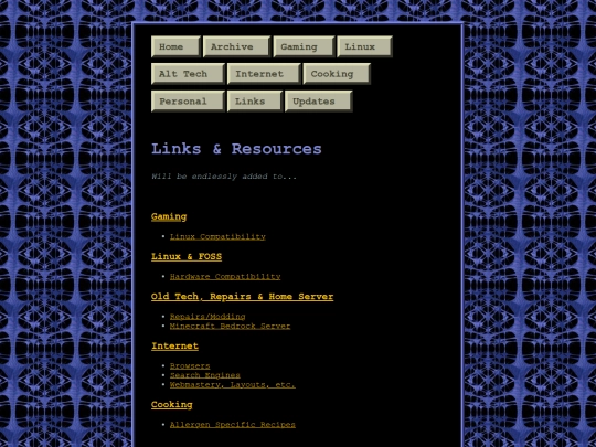 links screenshot