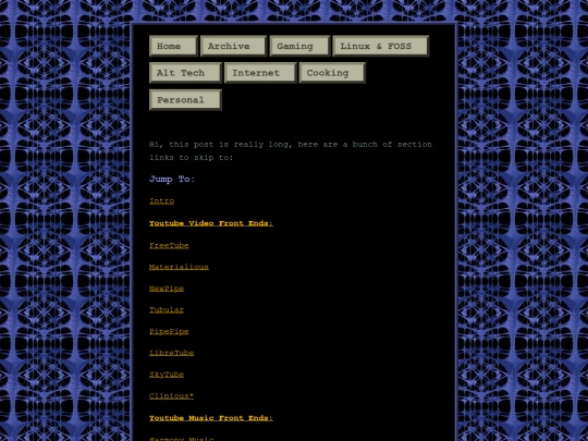 posts/2025-05-18-Youtube-Front-End-Alternatives-(no-ads) screenshot