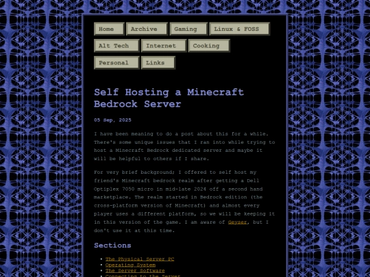 posts/2025-09-05-Self-Hosting-a-Minecraft-Bedrock-Server screenshot
