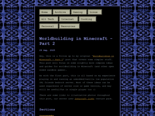 posts/2025-09-29-Worldbuilding-in-Minecraft-Part-2 screenshot