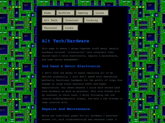 tech screenshot