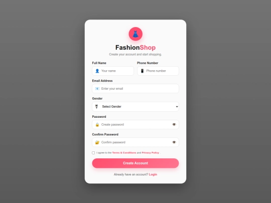 Madhan Kumar /register screenshot