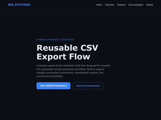 projectscsv-export-flow screenshot