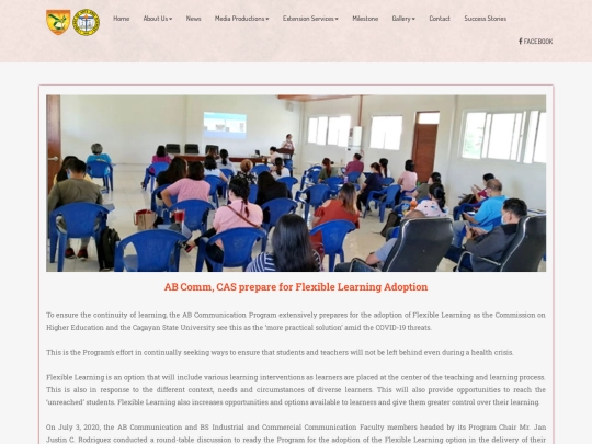 Bachelor-of-Arts-in-Communication screenshot
