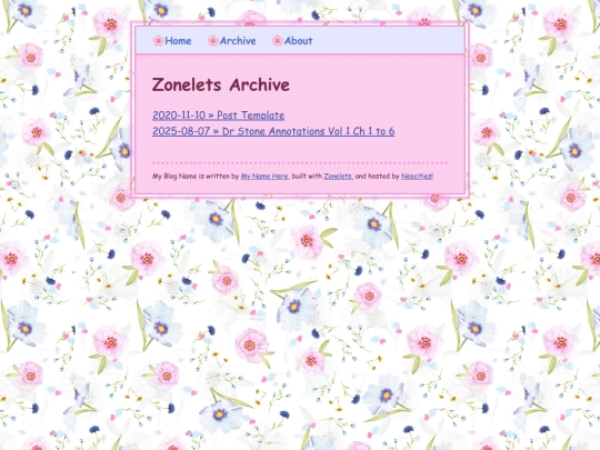 archive screenshot
