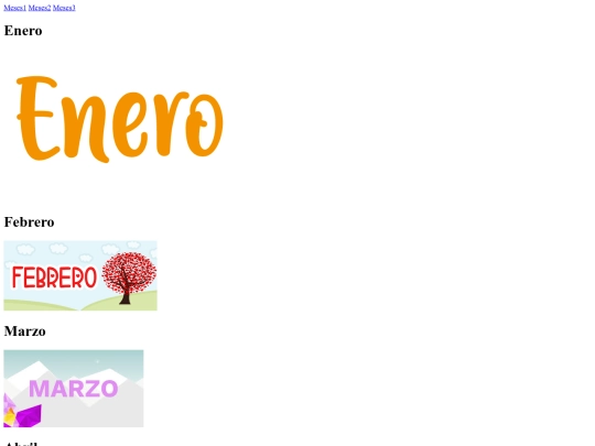 Meses/meses screenshot