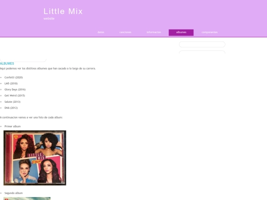 littlemix/albumes screenshot