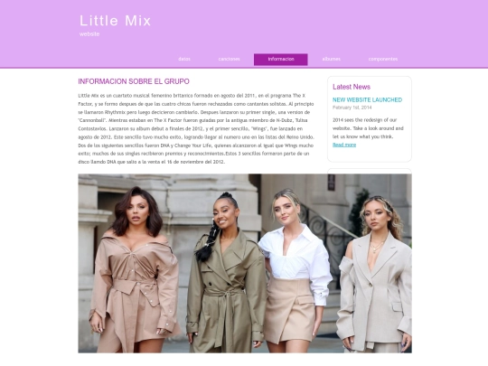 littlemix/informacion screenshot