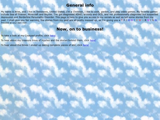 aboutmebackstory screenshot