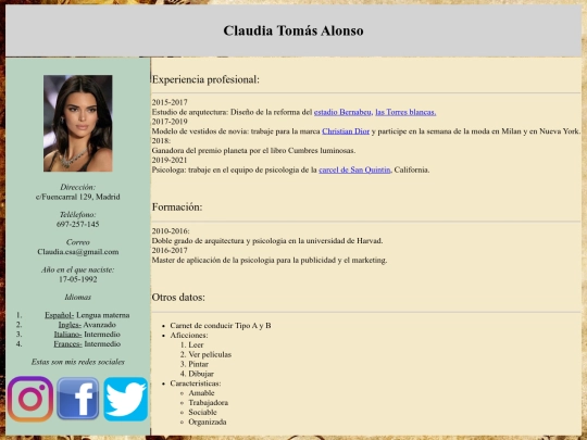curriculum screenshot