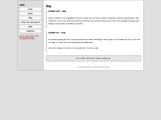blog screenshot