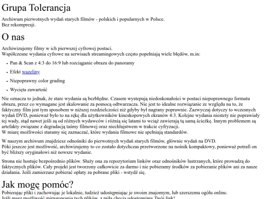 index screenshot