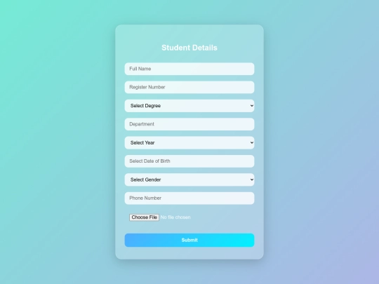 templates/student_details screenshot
