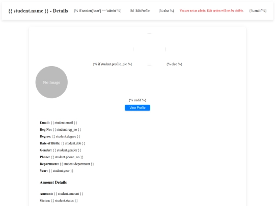 templates/student_details_admin screenshot