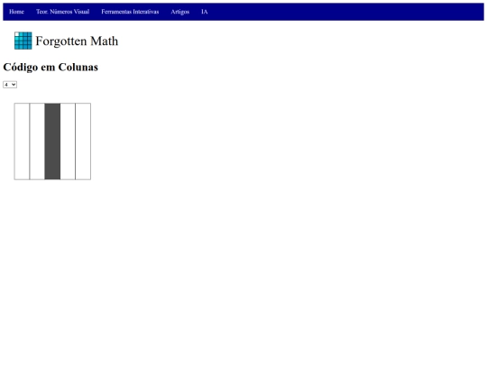 ArteMatematica/CodigoColunas screenshot