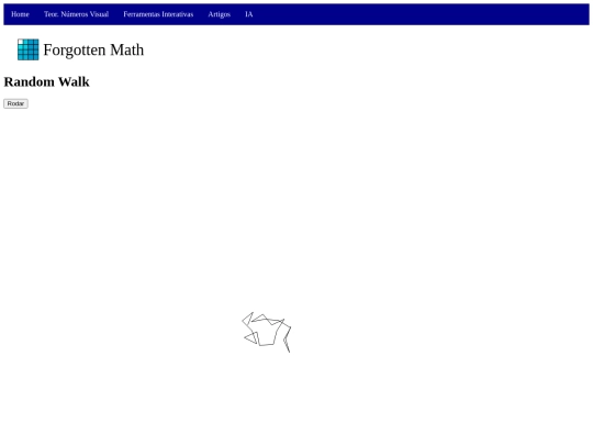 ArteMatematica/FerramentaRandomWalk screenshot