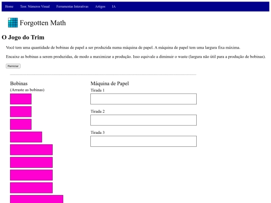 ArteMatematica/JogoTrim screenshot