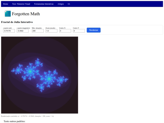 ArteMatematica/Julia screenshot