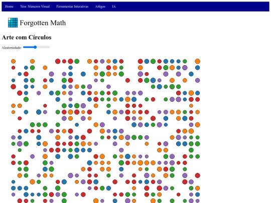 ArteMatematica/arteCirculos screenshot