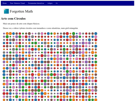Artigos/ArtigoArteCirculos screenshot