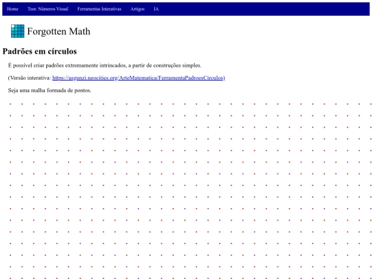 Artigos/ArtigoPadroesCirculos screenshot