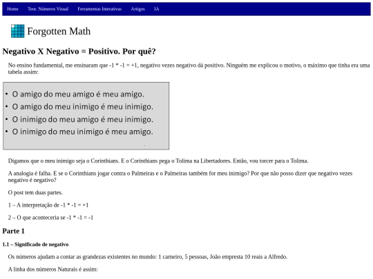 Artigos/NegativoNegativo screenshot