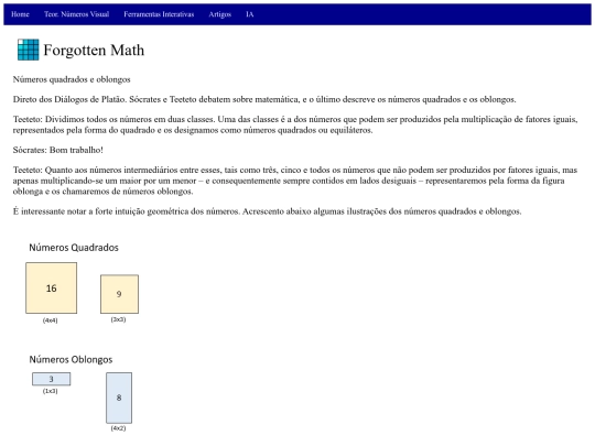 Artigos/NumerosQuadradosOblongos screenshot