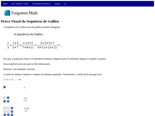 Artigos/SequenciaGalileu screenshot