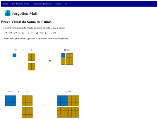 Artigos/SomaCubos screenshot