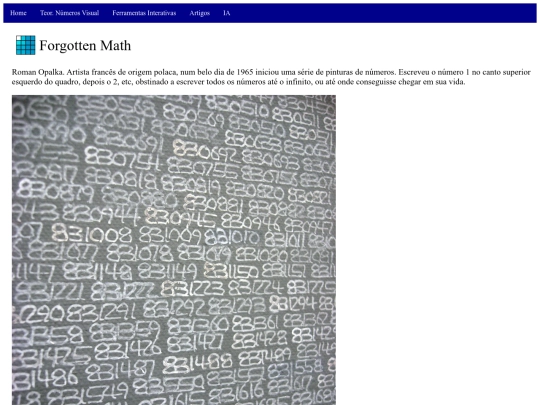 Artigos/roman_opalka screenshot
