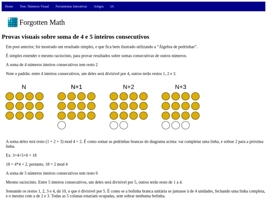 TeoriaNumerosVisual/Soma4consec screenshot