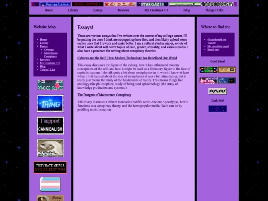 Essays screenshot