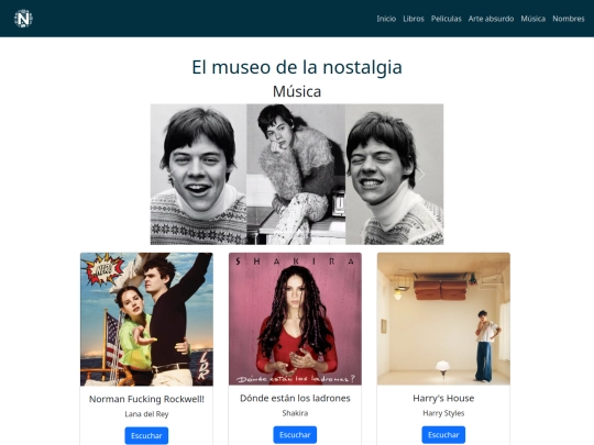 paginas/musica screenshot