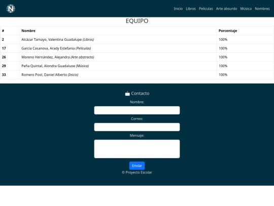 paginas/nombres screenshot