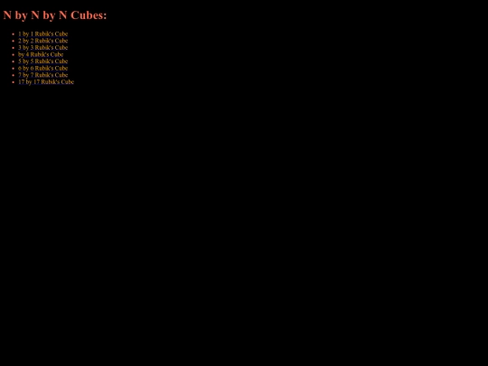 NbyNbyNCubes screenshot