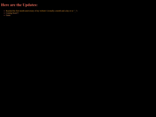 Updates screenshot