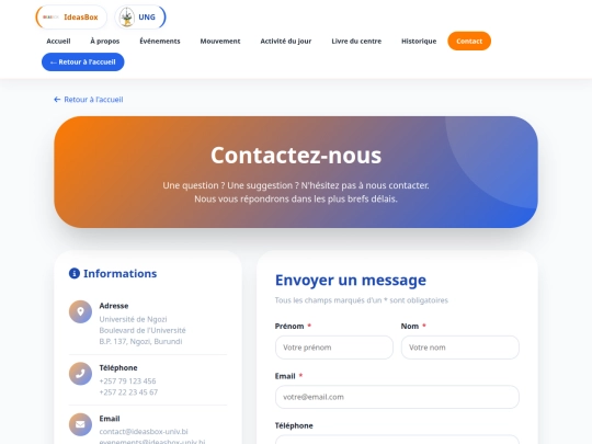 contact screenshot