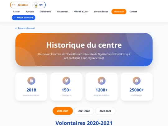 history screenshot