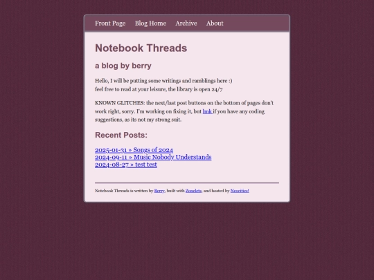 blog screenshot